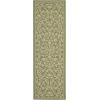 SAFAVIEH Washable Rug Outdoor Courtyard Collection – 4′ x 5’7″, Terracotta & Natural, Non-Shedding & Easy Cleaning, Ideal for Patio, Backyard, Mudroom (CY2098-3202)(Olive/Natural)