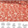 SAFAVIEH Washable Rug Outdoor Courtyard Collection – 4′ x 5’7″, Terracotta & Natural, Non-Shedding & Easy Cleaning, Ideal for Patio, Backyard, Mudroom (CY2098-3202)(Red/Natural)