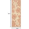 SAFAVIEH Washable Rug Outdoor Courtyard Collection – 5’3″ x 7’7″, Chocolate & Natural, Non-Shedding & Easy Cleaning, Ideal for Patio, Backyard, Mudroom (CY2961-3409)(Natural/Terra)