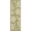SAFAVIEH Washable Rug Outdoor Courtyard Collection – 5’3″ x 7’7″, Chocolate & Natural, Non-Shedding & Easy Cleaning, Ideal for Patio, Backyard, Mudroom (CY2961-3409)(Olive/Natural)