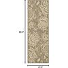 SAFAVIEH Washable Rug Outdoor Courtyard Collection – 5’3″ x 7’7″, Chocolate & Natural, Non-Shedding & Easy Cleaning, Ideal for Patio, Backyard, Mudroom (CY2961-3409)(Brown/Natural)