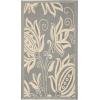 SAFAVIEH Washable Rug Outdoor Courtyard Collection – 5’3″ x 7’7″, Chocolate & Natural, Non-Shedding & Easy Cleaning, Ideal for Patio, Backyard, Mudroom (CY2961-3409)(Grey/Natural)