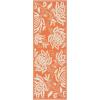 SAFAVIEH Washable Rug Outdoor Courtyard Collection – 5’3″ x 7’7″, Chocolate & Natural, Non-Shedding & Easy Cleaning, Ideal for Patio, Backyard, Mudroom (CY2961-3409)(Terracotta/Natural)