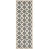 SAFAVIEH Washable Rug Outdoor Courtyard Collection – 6’7″ x 9’6″, Green & Beige, Non-Shedding & Easy Cleaning, Ideal for Patio, Backyard, Mudroom (CY6913-244)(Anthracite/Beige)
