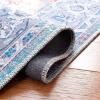 SAFAVIEH Washable Rug Serapi Collection – 4′ x 6′, Rust & Blue, Slip Resistant & Easy to Clean, Ideal for Foyer, Kitchen, Nursery, Office, Bedroom (SEP553P)(Rust/Blue)