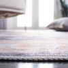 SAFAVIEH Washable Rug Serapi Collection – 6’7″ x 9′, Terracotta & Blue, Slip Resistant & Easy to Clean, Ideal for Living Room, Bedroom, Dining Space (SEP382P)(Terracotta/Blue)