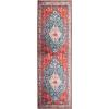 SAFAVIEH Washable Rug Tucson Collection – 8′ x 10′, Beige & Blue, Slip Resistant & Easy to Clean, Ideal for Living Room, Bedroom, Dining Space (TSN104B)(Beige/Blue)