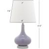 Safavieh Kids Lighting Collection Amy Orange Gourd 18-inch Bedroom Living Room Home Office Desk Nightstand Table Lamp (LED Bulb Included)(Purple)