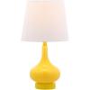 Safavieh Kids Lighting Collection Amy Orange Gourd 18-inch Bedroom Living Room Home Office Desk Nightstand Table Lamp (LED Bulb Included)(Yellow)