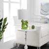 Safavieh Kids Lighting Collection Ruby Rabbit Grey Ceramic 19-inch Bedroom Living Room Home Office Desk Nightstand Table Lamp (LED Bulb Included)(Green)