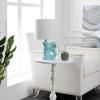 Safavieh Kids Lighting Collection Ruby Rabbit Grey Ceramic 19-inch Bedroom Living Room Home Office Desk Nightstand Table Lamp (LED Bulb Included)(Sea Foam)