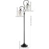 Safavieh Lighting Claudia Black 63.5-inch 2-Light Floor Lamp (LED Bulbs Included)