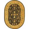 SAFAVIEH Antiquity Collection Area Rug – 5′ x 8′, Ivory, Handmade Traditional Oriental Wool, Ideal for High Traffic Areas in Living Room, Bedroom (AT14A)(Black)