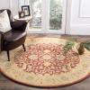 SAFAVIEH Antiquity Collection Area Rug – 5′ x 8′, Ivory, Handmade Traditional Oriental Wool, Ideal for High Traffic Areas in Living Room, Bedroom (AT14A)(Rust)