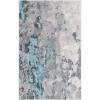 SAFAVIEH Area Rug 8×10 – Adirondack Collection – Large – Grey & Yellow, Modern Abstract Design, Non-Shedding & Easy Cleaning, Ideal for Living Room, Bedroom, Office, Dining Space (ADR134H)(Turquoise/Grey)