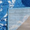 SAFAVIEH Area Rug 8×10 – Adirondack Collection – Large – Navy & Silver, Floral Glam Damask Design, Non-Shedding & Easy Cleaning, Ideal for Living Room, Bedroom, Office, Dining Space (ADR114N)(Light Blue/Dark Blue)