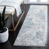SAFAVIEH Area Rug 8×10 – Aston Collection – Large – Grey & Blue, Modern Abstract Design, Non-Shedding & Easy Cleaning, Ideal for Living Room, Bedroom, Office, Dining Space (ASN708F)(Grey/Blue)