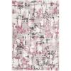 SAFAVIEH Area Rug 8×10 – Skyler Collection – Large – Grey & Purple, Modern Abstract Design, Non-Shedding & Easy Cleaning, Ideal for Living Room, Bedroom, Office, Dining Space (SKY193R)(Grey/Pink)