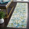 SAFAVIEH Area Rug 8×10 – Skyler Collection – Large – Grey & Purple, Modern Abstract Design, Non-Shedding & Easy Cleaning, Ideal for Living Room, Bedroom, Office, Dining Space (SKY193R)(Teal/Green)