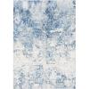 SAFAVIEH Brentwood Collection Area Rug – 9′ x 12′, Grey & Ivory, Modern Abstract Design, Non-Shedding & Easy Care, Ideal for High Traffic Areas in Living Room, Bedroom (BNT822H)(Ivory/Navy)