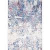 SAFAVIEH Brentwood Collection Area Rug – 9′ x 12′, Grey & Ivory, Modern Abstract Design, Non-Shedding & Easy Care, Ideal for High Traffic Areas in Living Room, Bedroom (BNT822H)(Navy/Red)