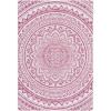 SAFAVIEH Courtyard Collection 8′ x 10′ Beige/Brown CY8734 Indoor-Outdoor Patio Backyard Mudroom Area-Rug(Ivory/Fuchsia)