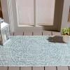 SAFAVIEH Courtyard Collection 8′ x 10′ Beige/Brown CY8734 Indoor-Outdoor Patio Backyard Mudroom Area-Rug(Light Grey/Aqua)