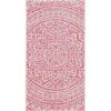 SAFAVIEH Courtyard Collection 8′ x 10′ Beige/Brown CY8734 Indoor-Outdoor Patio Backyard Mudroom Area-Rug(Light Grey/Fuchsia)