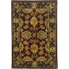 SAFAVIEH Heritage Collection Area Rug – 5′ x 8′, Dark Green & Gold, Handmade Traditional Oriental Wool, Ideal for High Traffic Areas in Living Room, Bedroom (HG628A)(Red / Black)