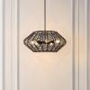 SAFAVIEH Lighting Collection Briza Black 5-Light Adjustable Pendant Chandelier Hanging Light Fixture, Ideal for Dining Room, Kitchen Island, Entryway (LED Bulbs Included)