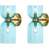 Blue/Brass