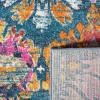 SAFAVIEH Madison Collection Area Rug – 5’1″ x 7’6″, Fuchsia & Blue, Boho Chic Damask Design, Non-Shedding & Easy Care, Ideal for High Traffic Areas in Living Room, Bedroom (MAD144F)(Blue/Orange)