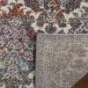 SAFAVIEH Madison Collection Area Rug – 5’1″ x 7’6″, Light Grey & Rust, Boho Chic Damask Design, Non-Shedding & Easy Care, Ideal for High Traffic Areas in Living Room, Bedroom (MAD945R)(Light Grey/Rust)