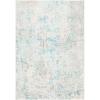 SAFAVIEH Madison Collection Area Rug – 5’3″ x 7’6″, Grey & Beige, Modern Abstract Design, Non-Shedding & Easy Care, Ideal for High Traffic Areas in Living Room, Bedroom (MAD453A)(Ivory/Teal)