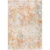 SAFAVIEH Madison Collection Area Rug – 5’3″ x 7’6″, Grey & Beige, Modern Abstract Design, Non-Shedding & Easy Care, Ideal for High Traffic Areas in Living Room, Bedroom (MAD453A)(Ivory/Orange)