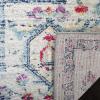 SAFAVIEH Madison Collection Area Rug – 5’3″ x 7’6″, Light Grey & Fuchsia, Oriental Distressed Design, Non-Shedding & Easy Care, Ideal for High Traffic Areas in Living Room, Bedroom (MAD928R)(Light Grey/Fuchsia)
