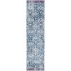 SAFAVIEH Madison Collection Area Rug – 5’3″ x 7’6″, Navy & Ivory, Boho Distressed Design, Non-Shedding & Easy Care, Ideal for High Traffic Areas in Living Room, Bedroom (MAD444N)(Navy/Ivory)
