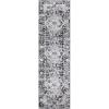 SAFAVIEH Madison Collection Area Rug – 5’3″ x 7’6″, Teal & Fuchsia, Boho Chic Medallion Design, Non-Shedding & Easy Care, Ideal for High Traffic Areas in Living Room, Bedroom (MAD154L)(Black/Grey)