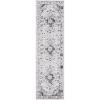 SAFAVIEH Madison Collection Area Rug – 5’3″ x 7’6″, Teal & Fuchsia, Boho Chic Medallion Design, Non-Shedding & Easy Care, Ideal for High Traffic Areas in Living Room, Bedroom (MAD154L)(Grey/Black)