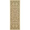 SAFAVIEH Washable Rug Outdoor Courtyard Collection – 4′ x 5’7″, Terracotta & Natural, Non-Shedding & Easy Cleaning, Ideal for Patio, Backyard, Mudroom (CY2098-3202)(Natural/Brown)