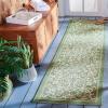 SAFAVIEH Washable Rug Outdoor Courtyard Collection – 4′ x 5’7″, Terracotta & Natural, Non-Shedding & Easy Cleaning, Ideal for Patio, Backyard, Mudroom (CY2098-3202)(Olive/Natural)
