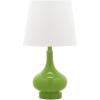 Safavieh Kids Lighting Collection Amy Orange Gourd 18-inch Bedroom Living Room Home Office Desk Nightstand Table Lamp (LED Bulb Included)(Green)