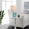 Safavieh Kids Lighting Collection Ruby Rabbit Grey Ceramic 19-inch Bedroom Living Room Home Office Desk Nightstand Table Lamp (LED Bulb Included)(Sea Foam)