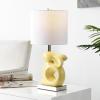 Safavieh Kids Lighting Collection Ruby Rabbit Grey Ceramic 19-inch Bedroom Living Room Home Office Desk Nightstand Table Lamp (LED Bulb Included)(Yellow)