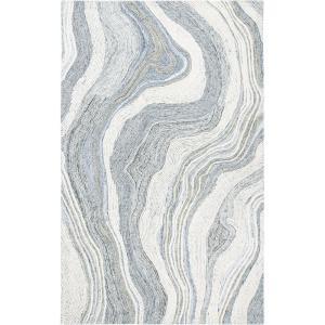 SAFAVIEH Area Rug 8×10 – Fifth Avenue Collection – Large – Beige & Ivory, Handmade Wool, Mid-Century Modern Design, Ideal for Living Room, Bedroom, Office, Dining Space (FTV121B)(Grey/Ivory)