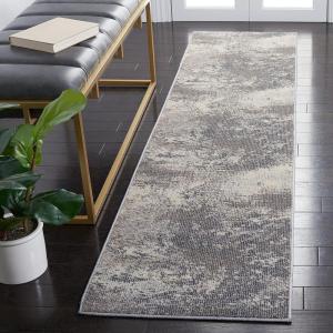 SAFAVIEH Area Rug 8×10 – Madison Collection – Large – Blue & Grey, Modern Boho Abstract Design, Non-Shedding & Easy Cleaning, Ideal for Living Room, Bedroom, Office, Dining Space (MAD440M)(Beige/Grey)