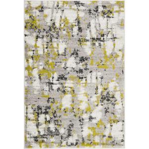 SAFAVIEH Area Rug 8×10 – Skyler Collection – Large – Grey & Purple, Modern Abstract Design, Non-Shedding & Easy Cleaning, Ideal for Living Room, Bedroom, Office, Dining Space (SKY193R)(Grey/Green)