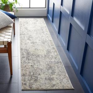 SAFAVIEH Madison Collection Area Rug – 5’3″ x 7’6″, Grey & Beige, Modern Abstract Design, Non-Shedding & Easy Care, Ideal for High Traffic Areas in Living Room, Bedroom (MAD453A)(Grey/Ivory)