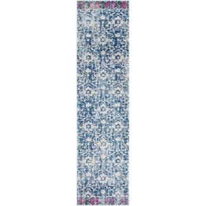 SAFAVIEH Madison Collection Area Rug – 5’3″ x 7’6″, Navy & Ivory, Boho Distressed Design, Non-Shedding & Easy Care, Ideal for High Traffic Areas in Living Room, Bedroom (MAD444N)(Navy/Ivory)