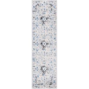 SAFAVIEH Madison Collection Area Rug – 5’3″ x 7’6″, Teal & Fuchsia, Boho Chic Medallion Design, Non-Shedding & Easy Care, Ideal for High Traffic Areas in Living Room, Bedroom (MAD154L)(Ivory/Blue)